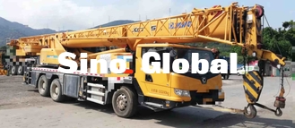جرثقیل دست دوم XCMG 25 تن، جرثقیل کامیونی دست دوم قطر چرخش 21 متر