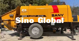 پمپ بتن کارکرده سانی Trailer Mounted THB60C 90kw قدرت نامی