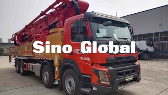 کامیون های پمپ بتن سانی 56M با شاسی Volov Isuzu