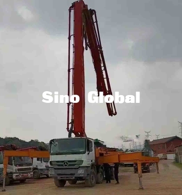 SY5419THB 56 کامیون پمپ بتن کارکرده 56M 6 بخش دسترسی عمودی