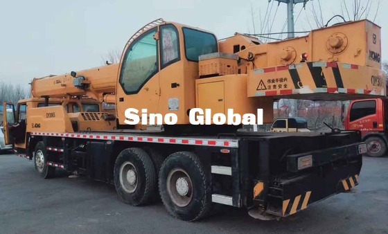 XCMG QY30K5 جرثقیل کامیون دست دوم 48 متر ارتفاع بالابری ظرفیت 30 تن