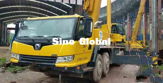 مصرف روغن 40 لیتری جرثقیل کامیون 50 تنی XCMG QY50KA در هر 100 کیلومتر