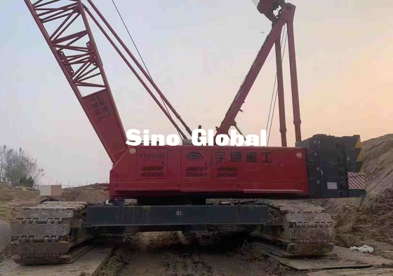 جرثقیل خزنده Yutong YTQU160 کارکرده 160 تن ظرفیت 209 کیلووات قدرت