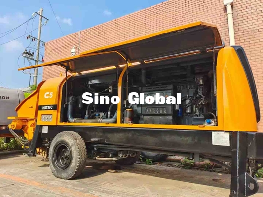 پمپ تریلر بتن کارکرده سانی Diesel S Type Valve 180KW Power