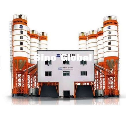 زوملیون HZS180 بچینگ پلانت بتن 205KW توان 180 M3/H ظرفیت