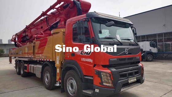 کامیون های پمپ بتن سانی 56M با شاسی Volov Isuzu